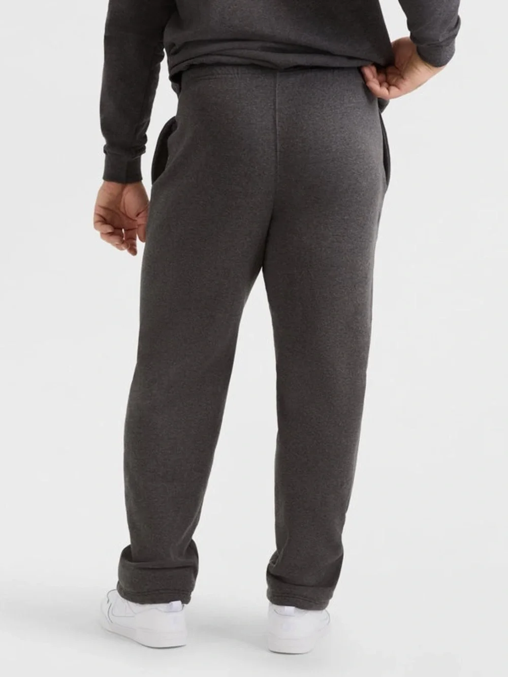 Champion Men's Dark Charcoal Heather Jogger Sweatpants Size Medium